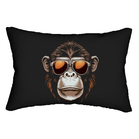 Monkey Face Lumbar Pillows