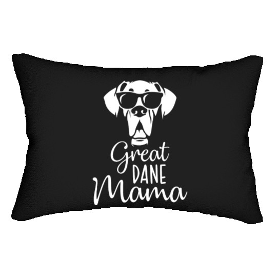 Funny Great Dane Mama Dog Mom Dog Lovers Canine Lumbar Pillows