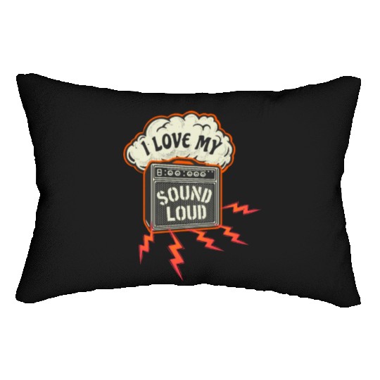 Sound Amplifier Vintage Sound Engineer Lumbar Pillows