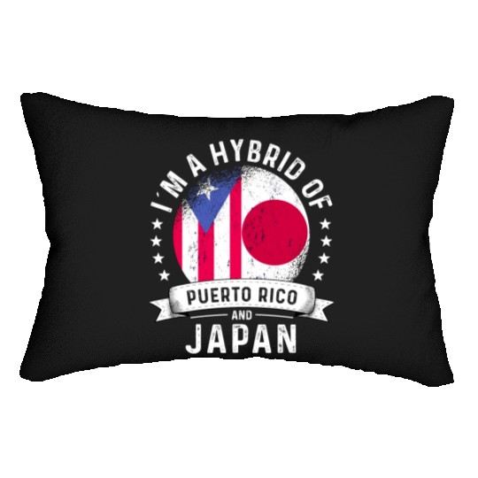 Puerto Rico Flag Japan Grown Country Flags Lumbar Pillows