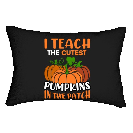 Teacher Halloween Pre-K Teacher Kindergarten Cutes Lumbar Pillows
