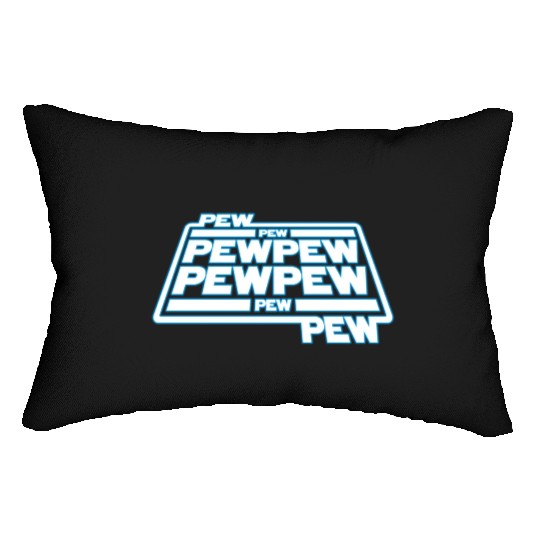 Pew Pew Pew Lumbar Pillows