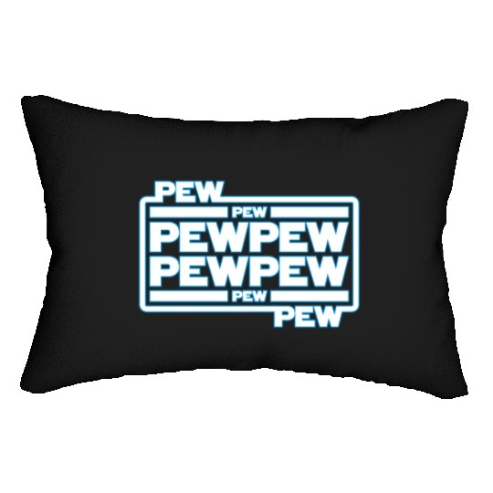 Pew Pew Pew Lumbar Pillows
