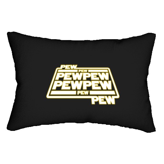 Pew Pew Pew Lumbar Pillows