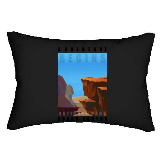 Adventure Grand Canyon cool design Lumbar Pillows