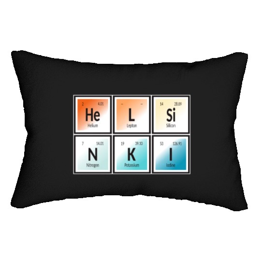 Helsinki | Periodic Table of Elements Lumbar Pillows