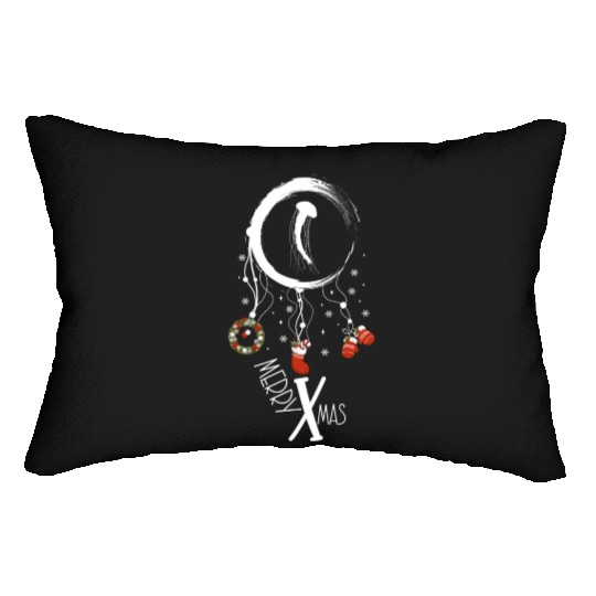 Winter dreamcatcher Christmas Jellyfish Lumbar Pillows