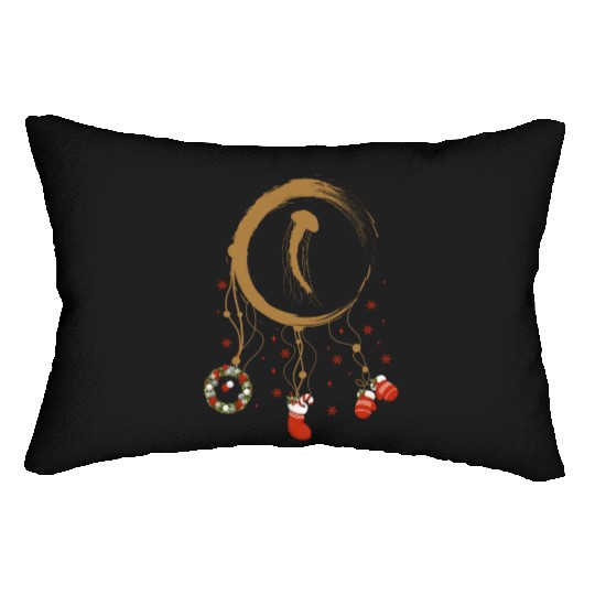 Winter dreamcatcher Christmas Jellyfish Lumbar Pillows