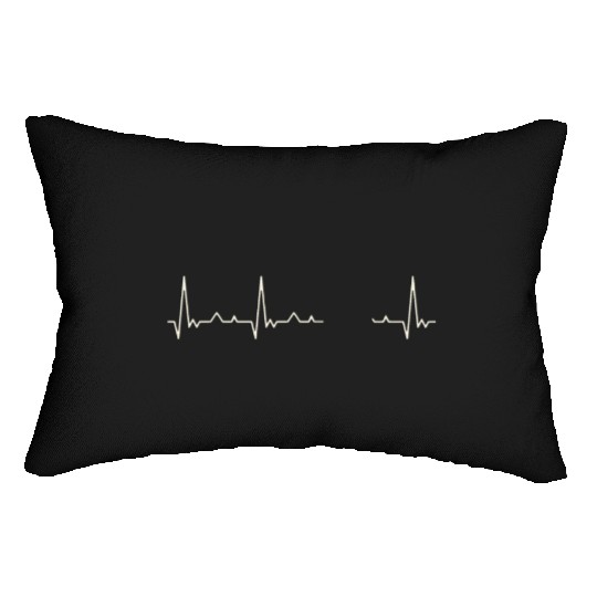 Car Classic 1920s. Heart. Love. EKG. Pulse. Beat. Lumbar Pillows