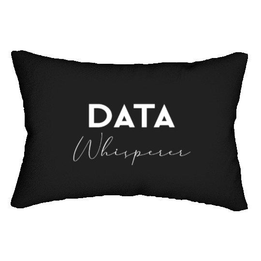 Data Whisperer Data Analyst Engineer Software Lumbar Pillows
