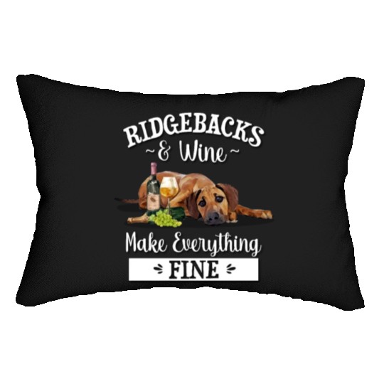 Rhodesian Ridgeback Lumbar Pillows