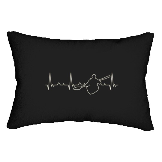 Canoe. Heart. Love. EKG. Pulse. Beat. Lumbar Pillows