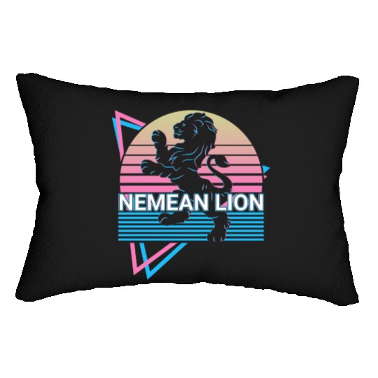 Nemean Lion Mythical Creature Ancient Greek Mythol Lumbar Pillows