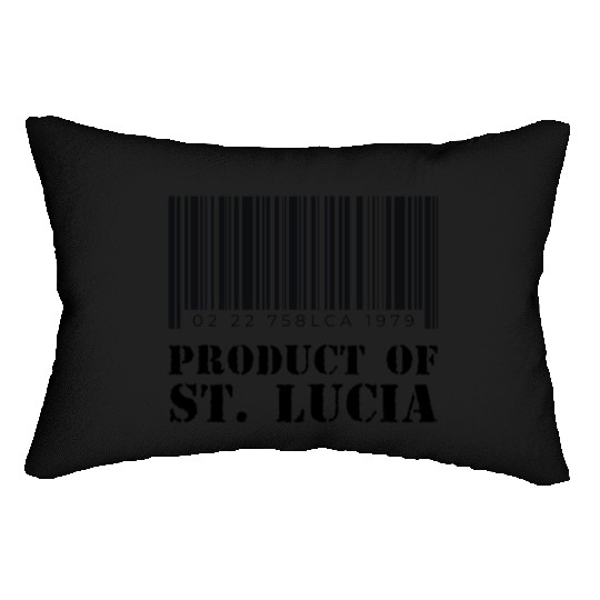 Product of St. Lucia (Black) Lumbar Pillows