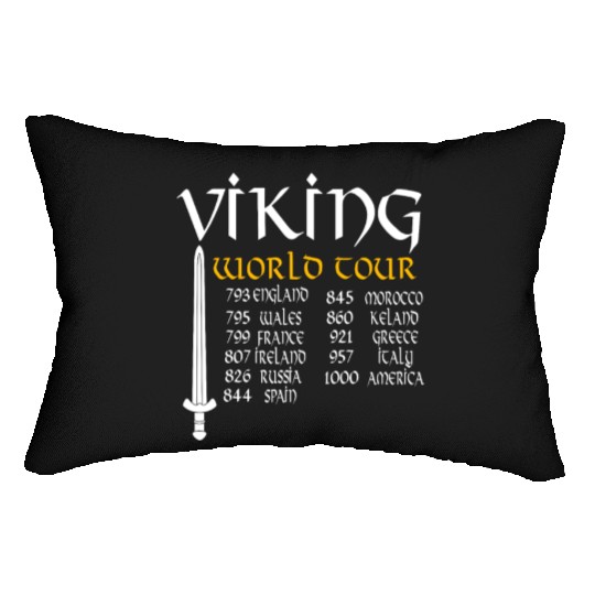 Viking World Tour Lumbar Pillows
