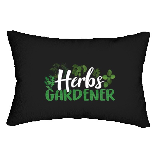 Herbs Gardener Gardening Herb Herbalist Herbalism Lumbar Pillows