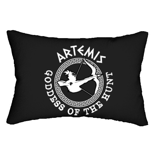 Artemis God, Greek God Lumbar Pillows