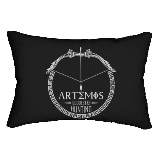 Artemis God, Greek God Lumbar Pillows