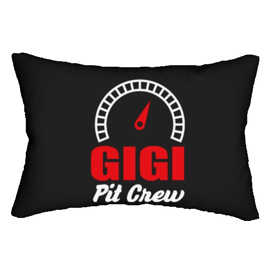 Gigi Racing Car Bday Party Family Matching Pit Cre Lumbar Pillows