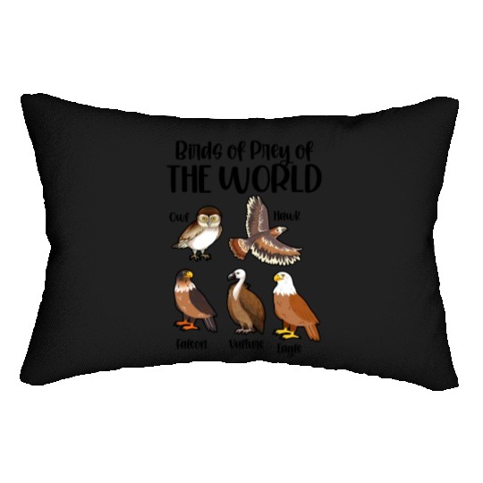Birds of Prey Of The World Lumbar Pillows