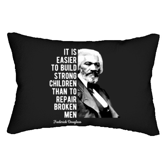 Frederick Douglass Quote For Black History Month Lumbar Pillows