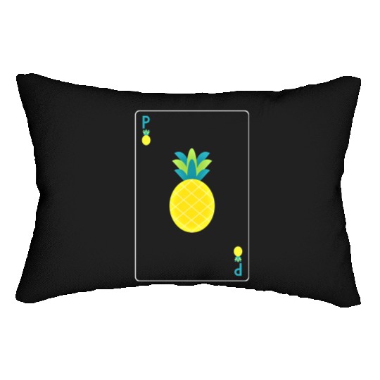 Open Faced Chinese Poker Pineapple Lumbar Pillows