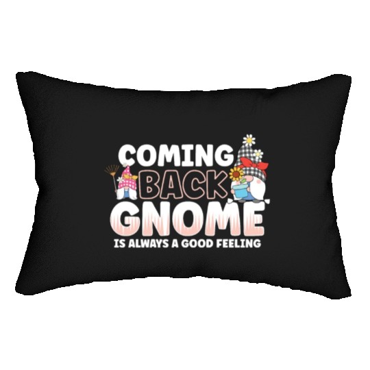 Garden Gnomes Gnome Lover Funny Gnome Gardening Lumbar Pillows