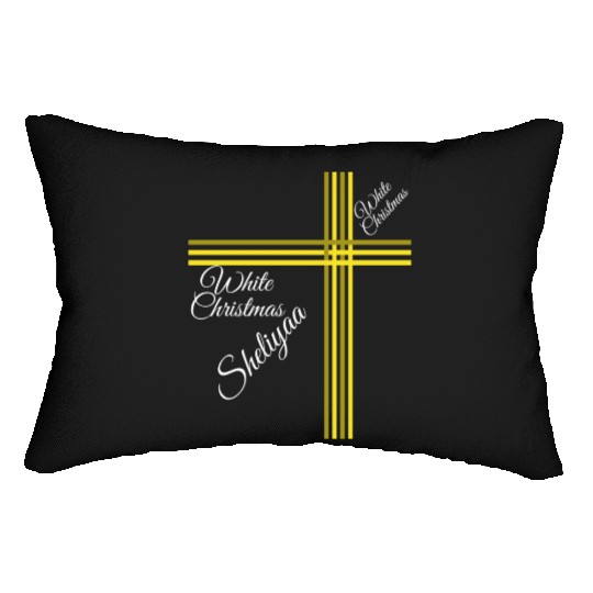 White Christmas Sheliyaa Lumbar Pillows