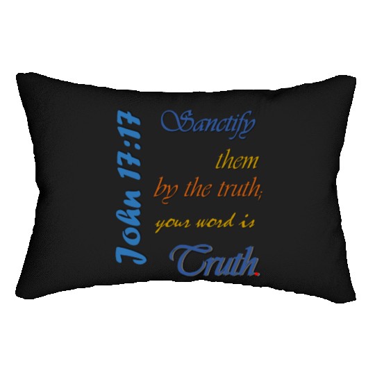 John 17:17 Sharing Scripture Lumbar Pillows