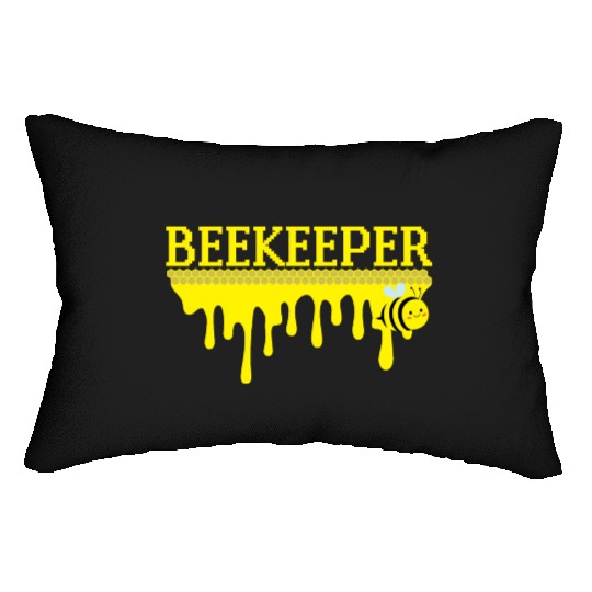 Bee Keeper Beekeeper, Funny Bee Hive Honey Lover Lumbar Pillows