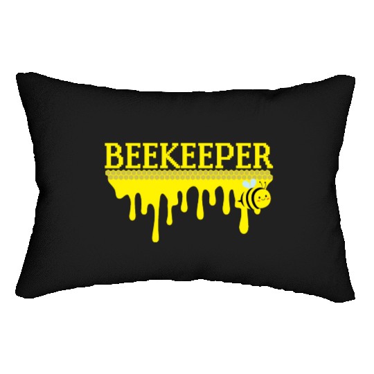 Bee Keeper Beekeeper, Funny Bee Hive Honey Lover Lumbar Pillows