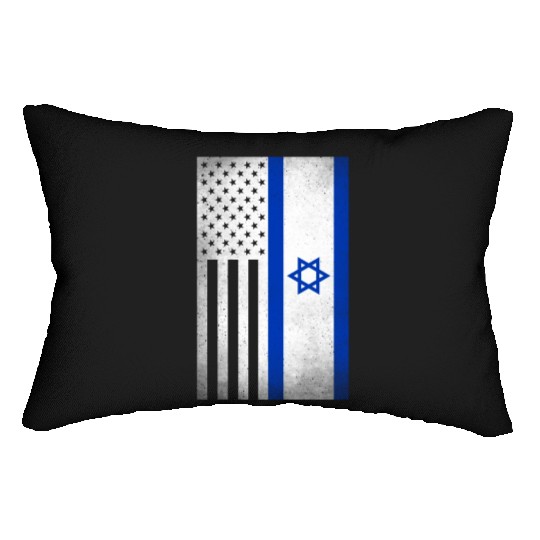Israel Design for proud Israeli Americans Lumbar Pillows