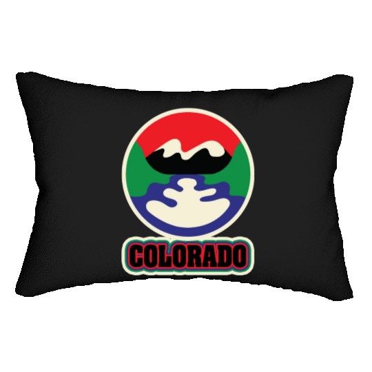 US States COLORADO Lumbar Pillows