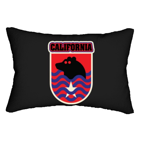 US States CALIFORNIA Lumbar Pillows