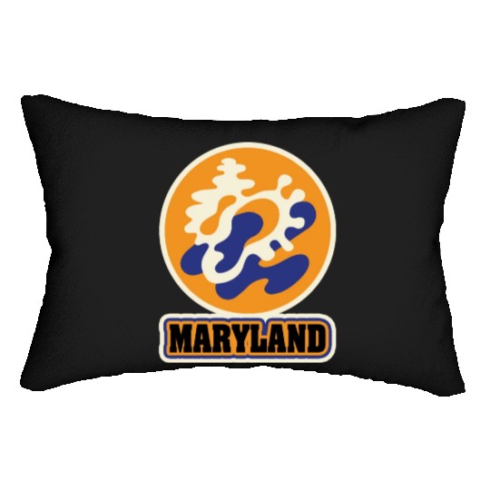 US States MARYLAND Lumbar Pillows