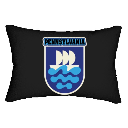 US States PENNSYLVANIA Lumbar Pillows