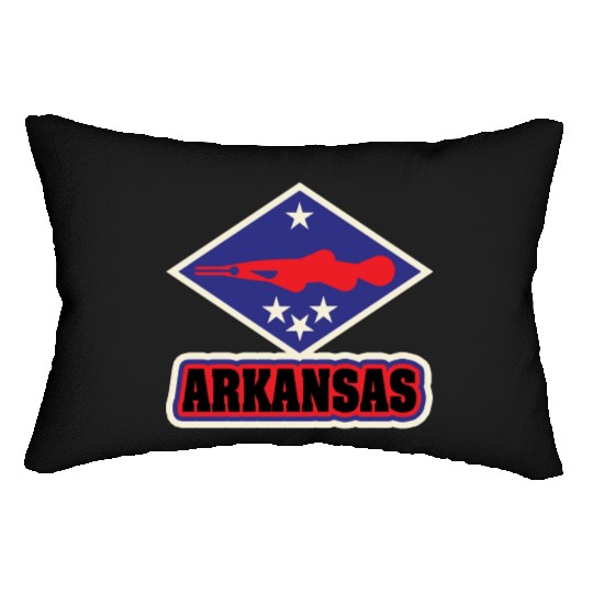 US States ARKANSAS Lumbar Pillows