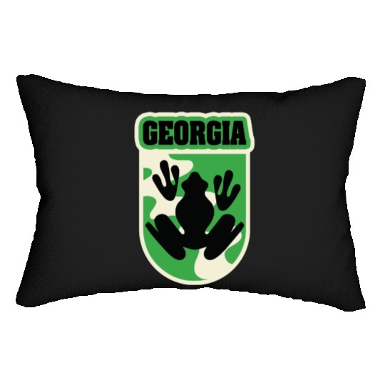 US States GEORGIA Lumbar Pillows