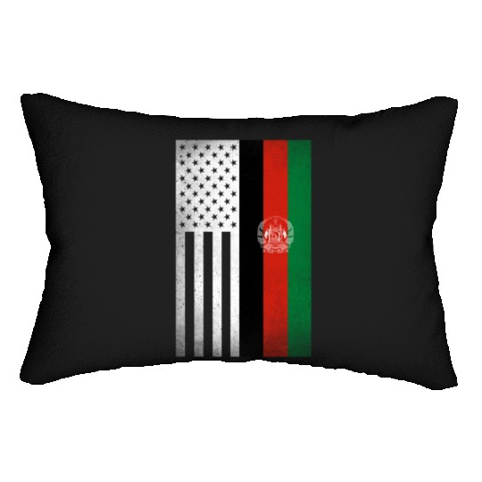 Afghanistan Design for proud Afghan Americans Lumbar Pillows