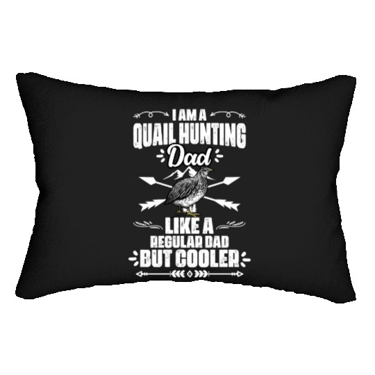 Funny Quail Hunting Season For A Bobwhite Quail Lumbar Pillows