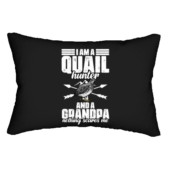 Funny Quail Hunting Hobby For Bobwhite Quail Lumbar Pillows