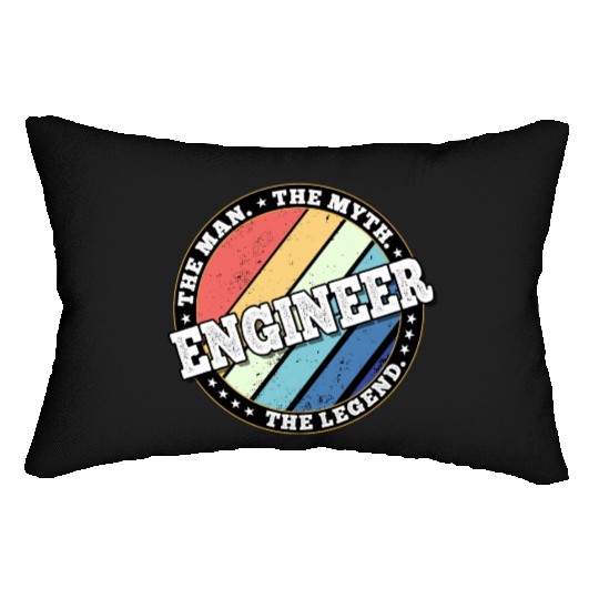 Engineer. The man. The myth. The legend. Lumbar Pillows