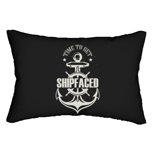 Novelty To Get Ship Faced Cruising Sailing Marine Lumbar Pillows