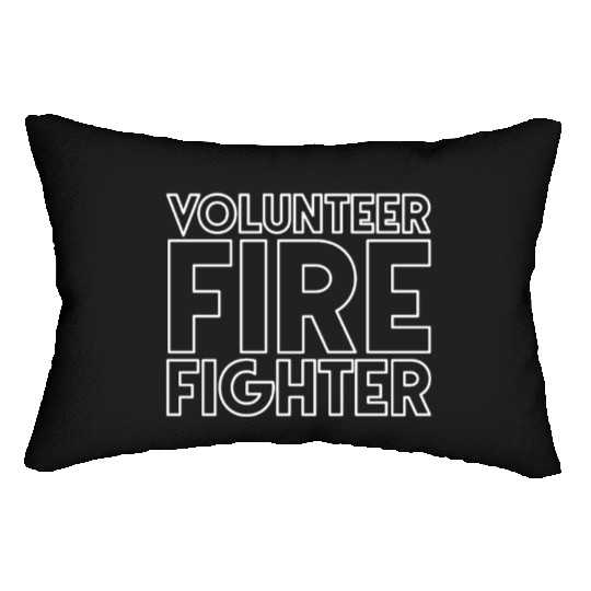 Volunteer Fire Fighter Fire Department Firefighter Lumbar Pillows