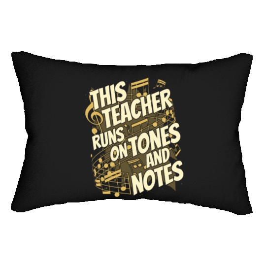 Music Teacher Lumbar Pillows