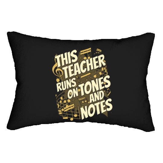 Music Teacher Lumbar Pillows