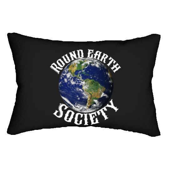 Round earth society Lumbar Pillows