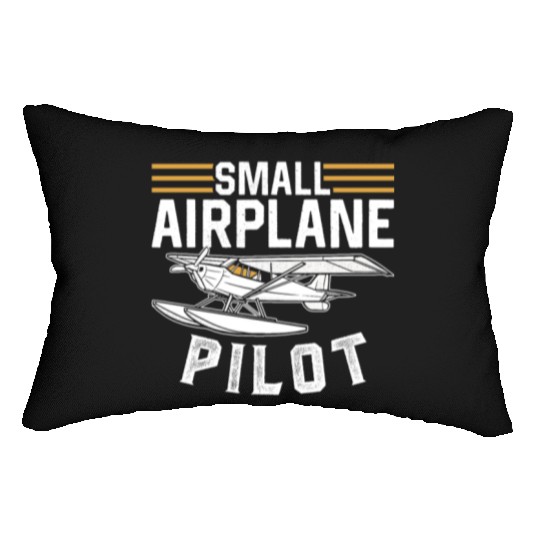 Small Airplane Pilot Aircraft Private Lumbar Pillows