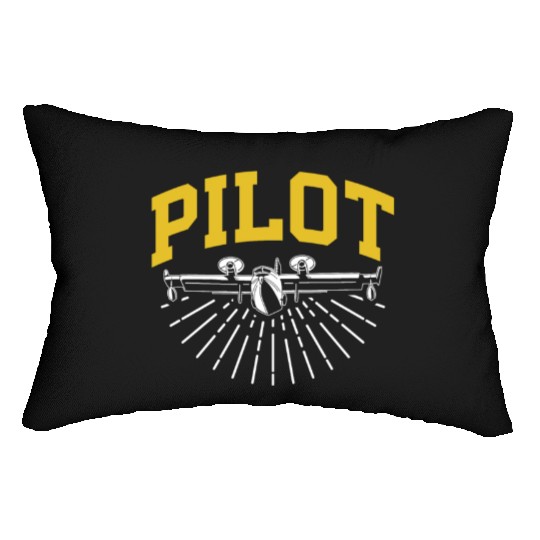 Pilot Private Small Airplane Aircraft Lumbar Pillows