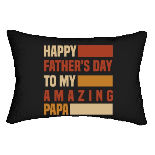 Happy Father's Day To My Amazing Step Dad Lumbar Pillows